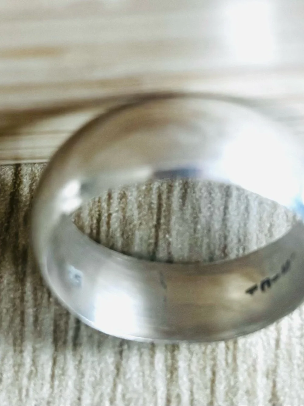 Sterling Silver Smooth Dome Band Ring - Silver